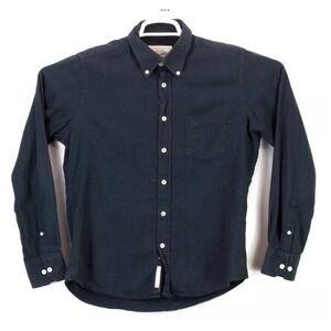 Americanino Jeans Shirt L Large Mens Button Up LS‎ Collared Blue